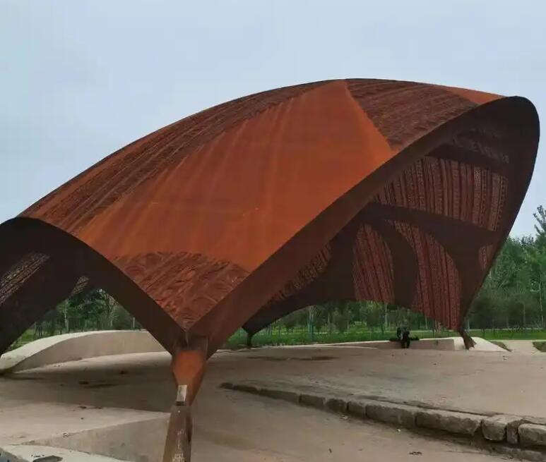 乐昌耐候钢幕墙案例